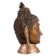 Brass Meditating Buddha Head Idol