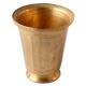 Old Brass Tumbler Glass With Round Base