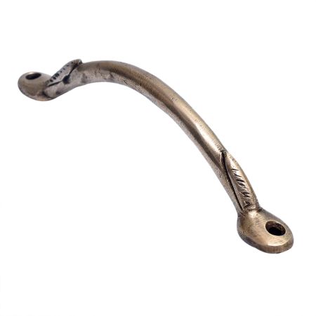 Brass Arch With Leaf Motifs Door Handle