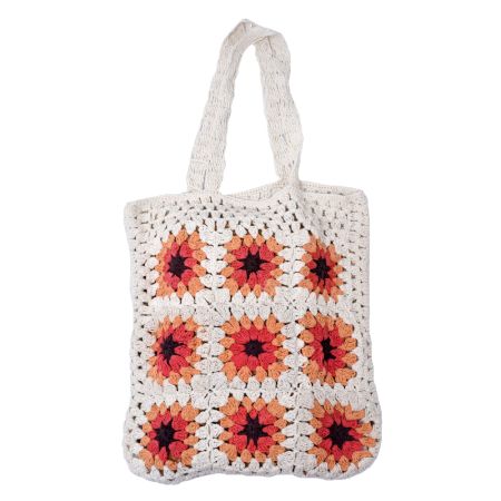 Handmade Boho Crochet Shoulder Bags for Womens