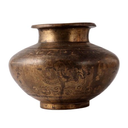 Brass Pooja Lota In Antique Finish