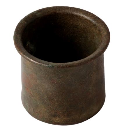 Brass Pooja Panchapathram In Dark Finish