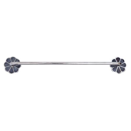 Brass Mother of Pearl Bathroom Towel Bar