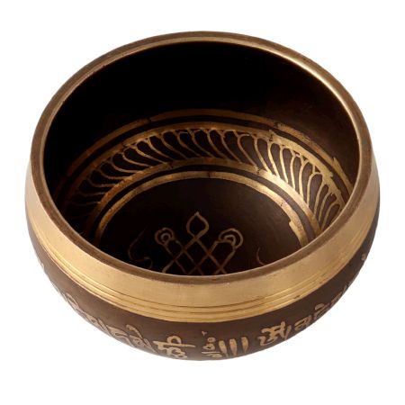 Black Antique Brass Tibetan Singing Bowl