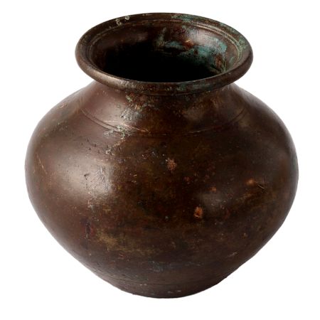 Brass Kalash Water pot In Antique Finish