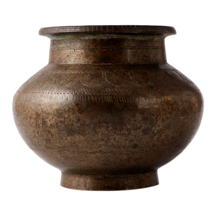 Pure Brass Karvachaut Lota Or Worship Pot