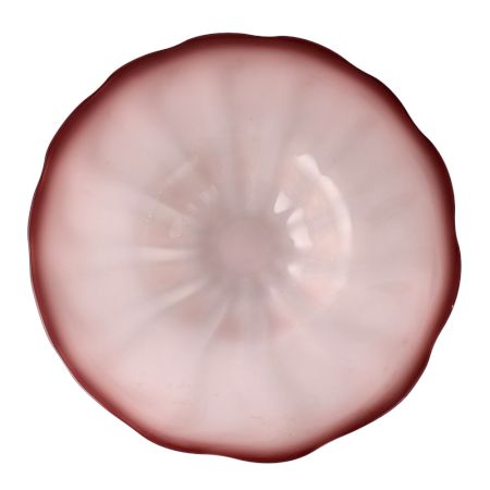 Orchid Pink Swedish Art Glass Bowl