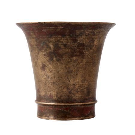 Brass Tumbler Glass With Patina Finish