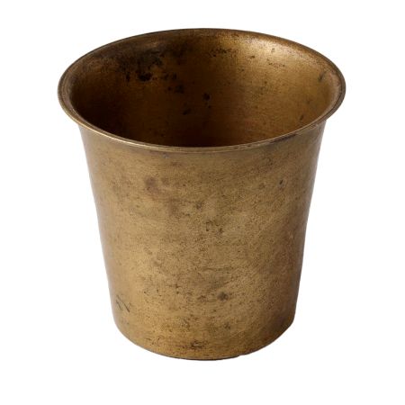 Brass Tumbler Glass In Antique Finish