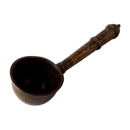 Heavy BrassÂ Rare Religious LadleÂ Spoon