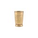 Brass Tumbler With Embossed Design