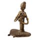Tribal Brass Tanpura Musician Statue