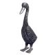 Brass Standing Duck Figurine With Intricate Design