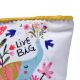 Liv Big Elephant Canvas Zipper Pouch