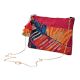 Handmade Multicolored Big Leaf Beaded Cotton Sling Bag