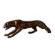 Handcrafted Resin Panther Figurine in Antique Finish