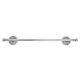 Silver Regal Brass Wall Mount Single Towel Bar