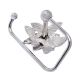 Brass Silver Butterfly Toilet Roll Holder