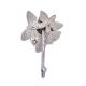 Brass Silver Butterfly Shaped Wall Hook