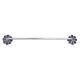 Brass Mother of Pearl Bathroom Towel Bar