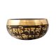 Tibetan Black Brass Singing Bowl from Nepal