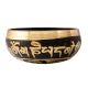 Black Brass Tibetan Singing Bowl For Meditation