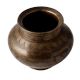 Brass Holy Water Pot with Floral Border With Text