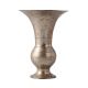 South Indian Brass Vase Urn In Silver Finish