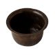 Brass Small Cup In Black Finish