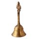 Brass Hand Held Bell With God Finial