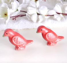 Red Feather Ceramic Bird Cabinet Knob Online
