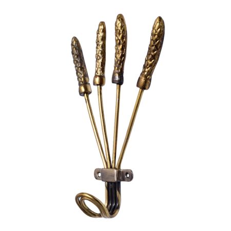 Abstract 4 Skewer Aluminum Hook