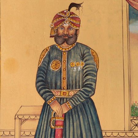 Vintage Indian Royalty Painting of the Maharaja
