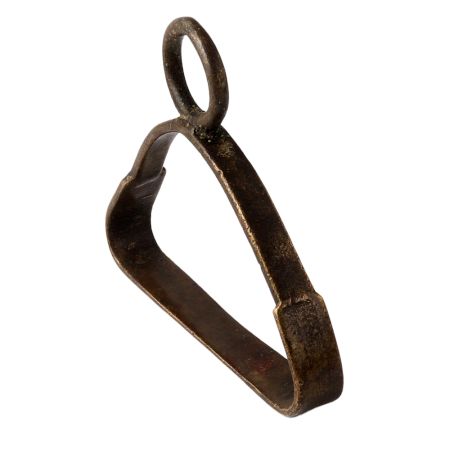 Brass Horse Paddle Foot Rest