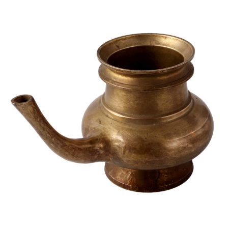 Brass Kamandal Pot With Spout