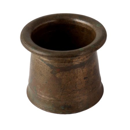 Handmade Copper Panchpatra Amrit Cup In Dark Finish