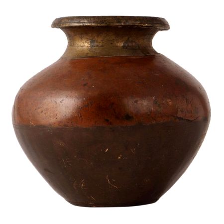 Water Pot for Hindu Worship made of Brass & Copper