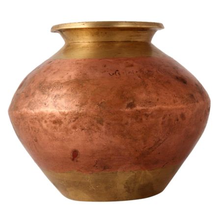 Holy Water Pot for Hindu Worship made of two alloys