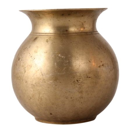 Vintage Holy Water Pot made of Brass Alloy