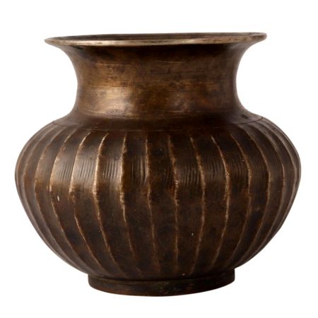 Beautiful Pattern Brass Pot