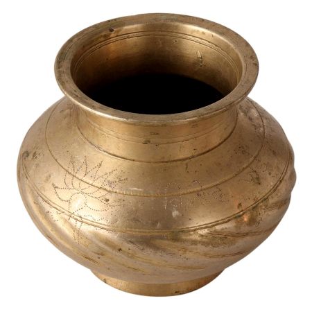 Hand Crafted Brass Pot for Wedding Ceremonies