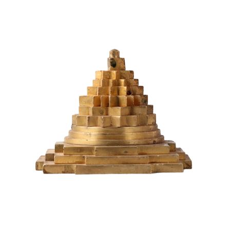 Brass Shree Yantra For Diwali Pooja And Decoration