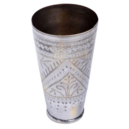 Brass Leaf DesignÂ Punjabi Lassi Glass