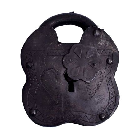 Big Chest Iron Padlock With Key