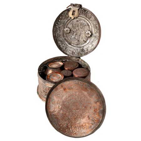 Islmaic Art Paan Daan with Handle