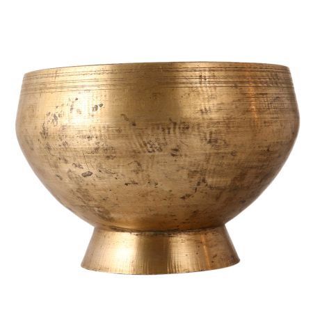 Vintage Brass Holy Bowl for Hindu Rituals