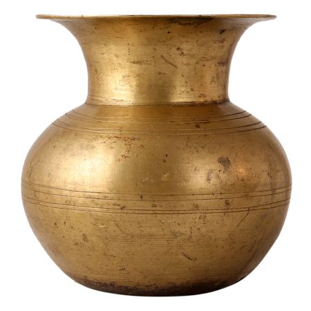 Charming Vintage Gangajal Water Lota Vessel