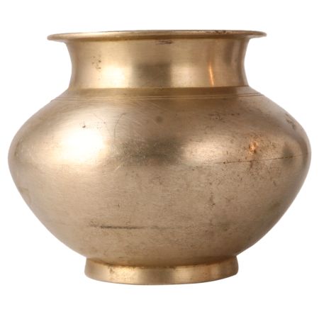Round Plain Holy Water Pot