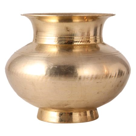 Golden Finish Vintage Kalash for Hindu Rituals