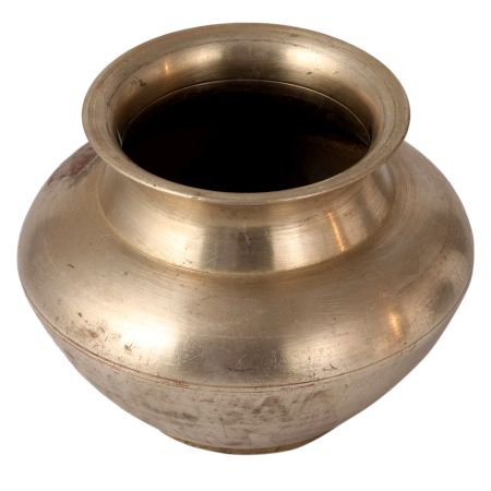 Handcrafted White Metal Kalash Pot